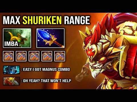EPIC Offlane Scepter Bounty +650 Max Range Shuriken Toss 23Min GG Imba Gold Steal & Counter PA DotA
