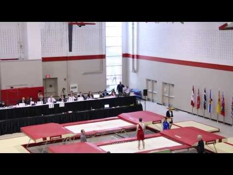 Jason Burnett- senior men's trampoline final - 2013 Canadian Gymnastics Championships
