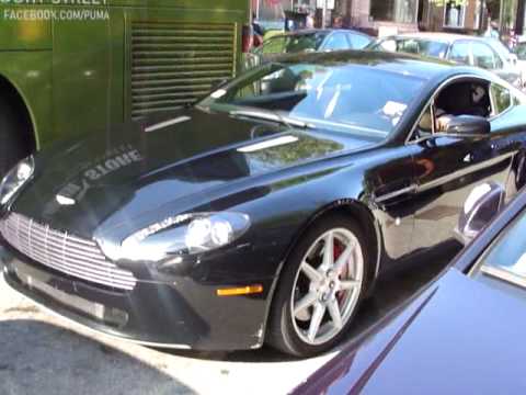 BEAUTIFUL aston martin V8 vantage acceleration!