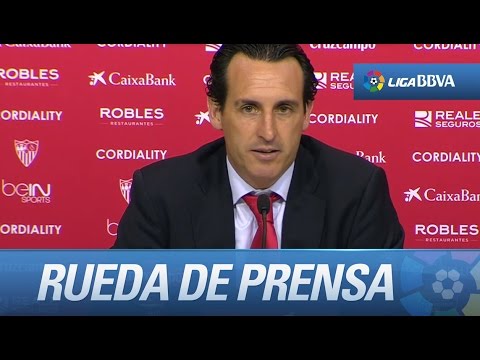 Emery: "El equipo ha ido de menos a más"