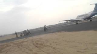 preview picture of video 'Plane First Day landing in Parihara'