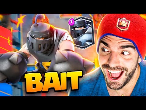 DECK BAIT DE MEGA CAVALEIRO PARA O NOVO META NO CLASH ROYALE!