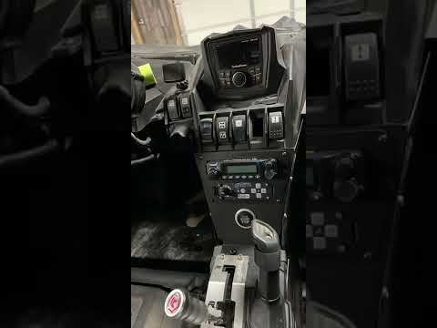 Can-Am X3 M1 Rugged Radio after install completed.
