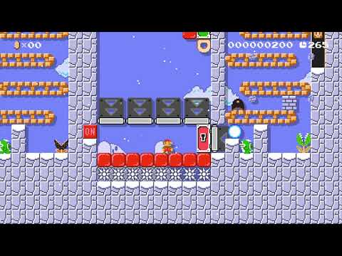 ⬤Snowball Fight!⬤ by Papa Bee 🍄 Super Mario Maker 2 #ajt
