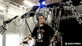 いやでんじろう!で笑った - オーイシ加藤、巨大ロボに乗る。【スケルトニクス】