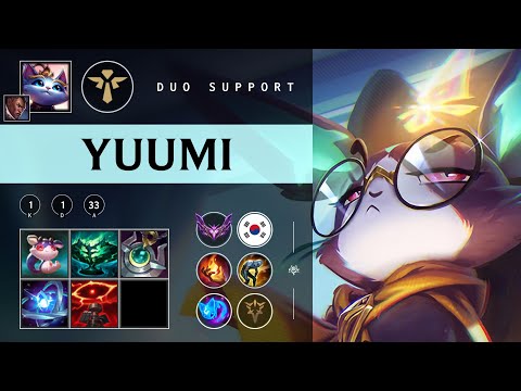 Yuumi Support vs Nidalee - KR Master Patch 25.24