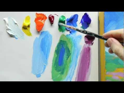 How to paint like Monet:Part 2 - Lessons on Impressionist landscape painting techniques