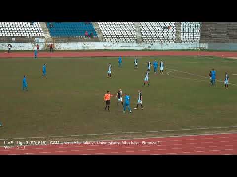 LIVE - Liga 3 (S9, E15) - CSM Unirea Alba Iulia vs Universitatea Alba Iulia - Repriza 2