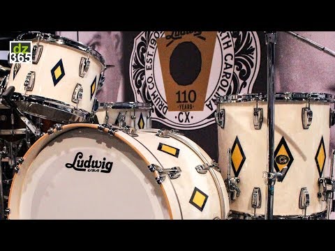 Ludwig Diamond Flash Inlay Series - 110th Anniversary drums