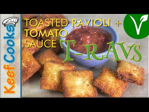 Toasted Ravioli | St Louis T-RAVs | Easy Tomato Sauce