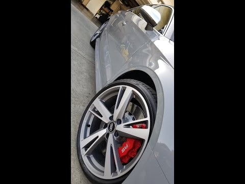 2018 Audi RS3 Front Brake Air Duct Installation