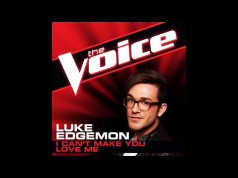 Luke Edgemon: "I Can't Make You Love Me" - The Voice (Studio Version)