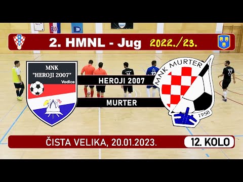 2. HMNL Jug: HEROJI 2007 - MURTER  2:4, 20.01.2023.