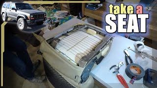 projectXJ: Seat base foam replacement, step-by-step (97-01 Jeep Cherokee XJ, 93-98 ZJ Grand)