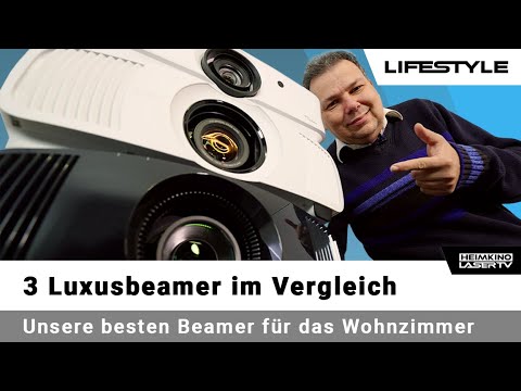 3 Luxusbeamer für das Wohnzimmer im Vergleich: Optoma UHZ4000 - Sony VW290ES - EPSON LS11000W