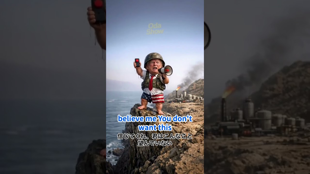 "you can do it, baby" この動画は、イラン側が制作した風刺アニメーションで、トランプ大統領をネタにしたコメディ短編です。#トランプアニメ