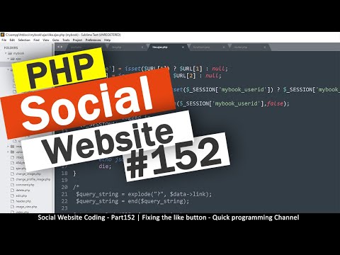 Social Website from scratch Part 8 Profile Page Top Bar | PHP | HTML | CSS | MYSQL Database