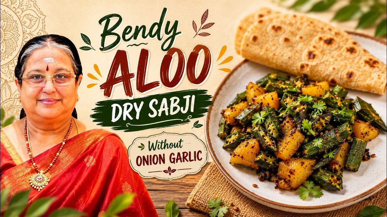 Vendakkai Urulaikizhangu Sabji | Bhindi Aloo Dry Sabji