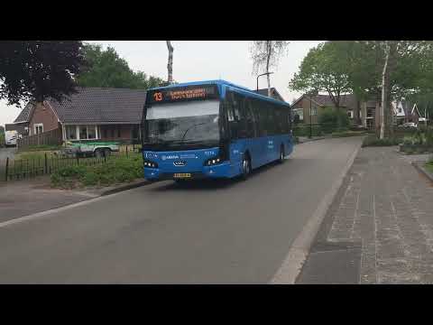 Bus 13 richting Leeuwarden komt langs bushalte Drogeham Boskloane!