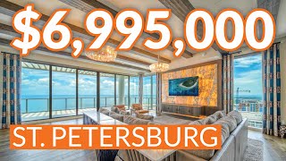 Inside the $6,995,000 Penthouse in One St. Petersburg | 100 1st Avenue N #4201, 