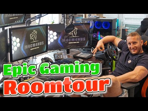 Mein Epic GAMING ROOM - Gesamtes EQUIPMENT und Boostboxx PC - M4cM4nus Zockerzimmer