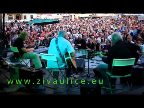 Vladimír Mišík, Michal Prokop, Luboš Andršt a Jan Hrubý @ Živá ulice 2012 Plzeň