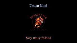Mötley Crüe - Fake - 09 - Lyrics / Subtitulos en español (Nwobhm) Traducida