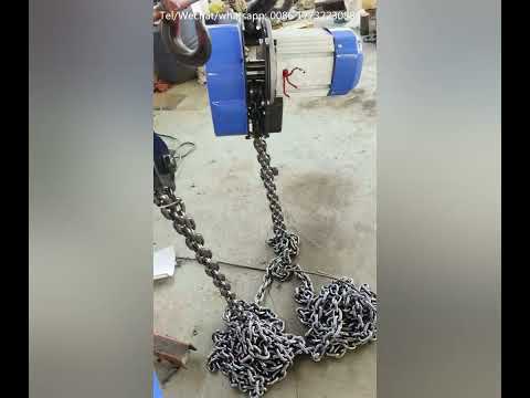DHS Electric chain hoist 5T 9M 220V 60HZ export to South Korea.#electric hoist #electric chain hoist