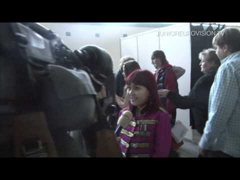 Emotions backstage during the first rehearsal of the Junior Eurovision Song Contest 2011