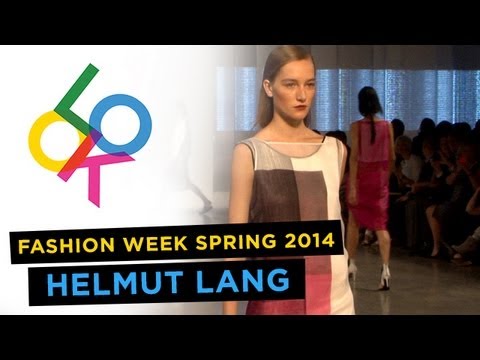 Helmut Lang: NYFW SPRING 2014