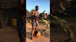 African village fridge