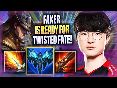 FAKER IS READY FOR TWISTED FATE! - T1 Faker Plays Twisted Fate MID vs Orianna! | Season 2022