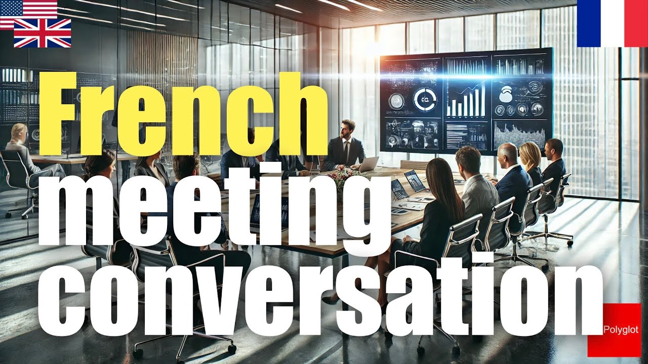 French meeting conversation | Passive listening | with hiragana episode artwork