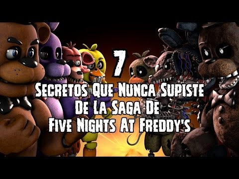 TOP: 7 Secretos Que Nunca Supiste De La Saga De Five Nights At Freddy's