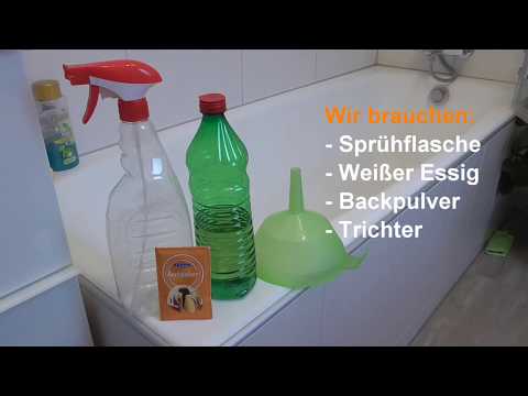 Badezimmer Putztrick: Bad und Dusche mühelos reinigen - Lifehack Bad putzen