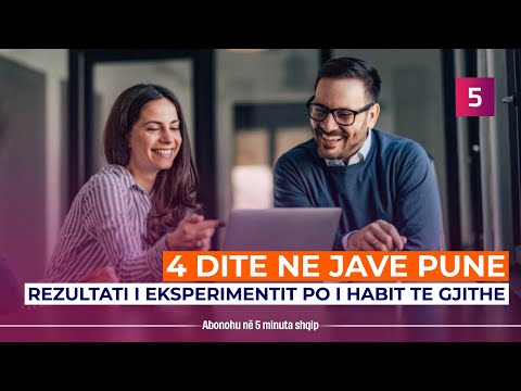 Punojnë vetëm katër ditë në javë, rezultati i eksperimentit po i habit të gjithë