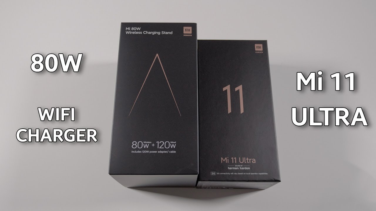 Xiaomi Mi 11 Ultra & 80W Wirless Charger Unboxing!