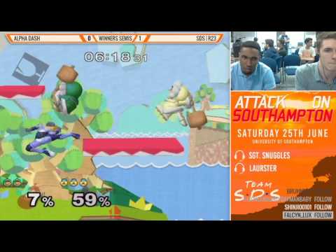 Attack on Southampton - Winners Semis - Alpha Dash (Ice Climbers) vs R23 (Sheik)