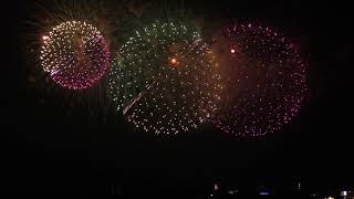 長岡花火2019 2日目 尺玉100連発 空を見上げてごらん  Nagaoka Fireworks 2019 Day 2 Shakutama 100 barrage