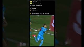 Gol de Neymar - Juventude 0x1 Santos #neymar #juventude #santos #brasileirao #shorts