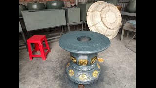 Sơn giả đá khuôn chân đôn cao 60 rộng mặt 72