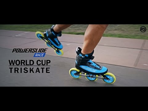 Powerslide WORLD CUP Triskate 125mm 3 wheel inline skates
