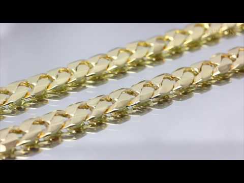 9ct 14ct 18ct Solid Ornate Curb Neclace- Hatton Jewellers London