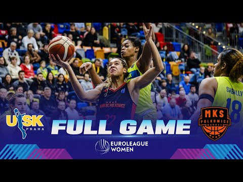 ZVVZ USK Praha v KGHM BC Polkowice | Full Basketball Game | EuroLeague Women 2023-24
