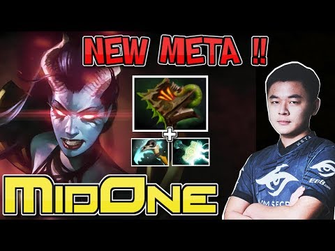 MidOne Queen Of Pain - NEW META Witch  Item Necronomicon - Dota 2