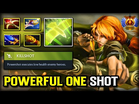 POWERFUL KILL SHOT OFFLANE Windranger | Full Damage Build | Nobody Can Stands Against 7.39c DOTA 2