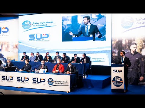 Pablo Casado participa en el 12º Congreso Nacional del Sindicato Unificado de Policía