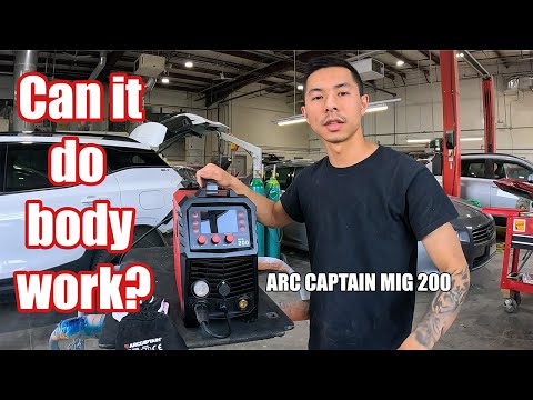 Can This $600 Welder Do Auto Body Repair? MIG 200 Test & Review @arccaptain-weld