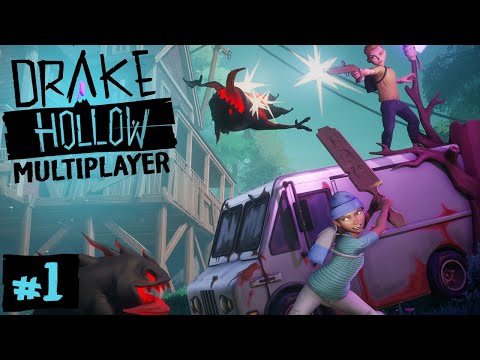 Drake Hollow - #1 - SAVE THE CUTE MANDRAKES!! (4-Player Gameplay)