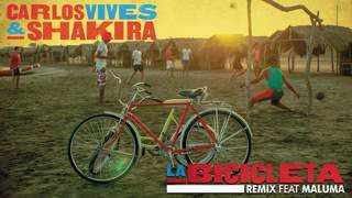 Carlos vives, Shakira y Maluma.. la bicicleta Remix